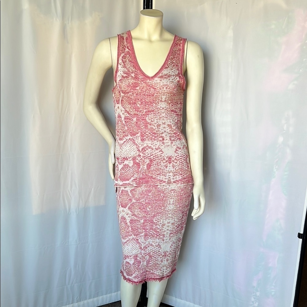 Anthropologie Dudalina Knit Tank Top and Skirt Set